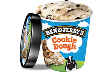 Ben & Jerrys Cookie Dough - 100 ml Vanilleeiscreme mit leckeren Knusperstückchen & riesigen Stückchen aus Plätzchenteig