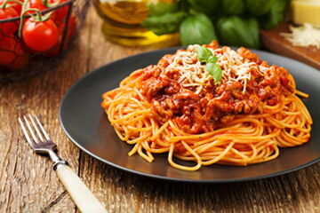 Spaghetti Bolognese mit Hackfleischsoße